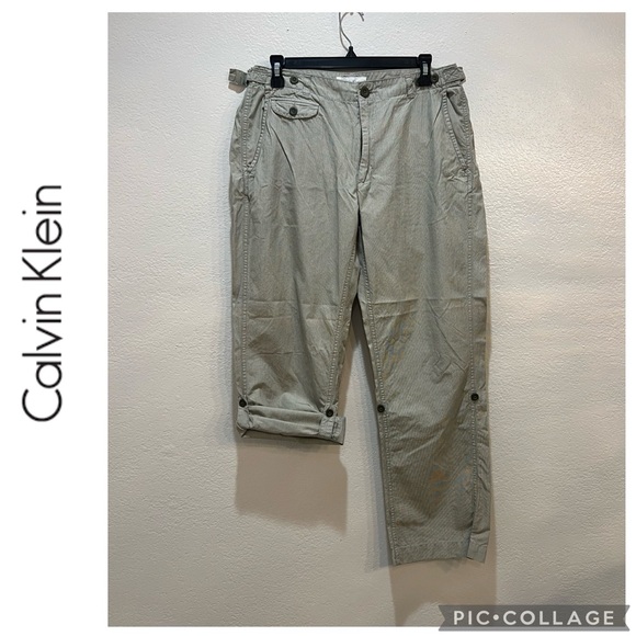 Calvin Klein men’s roll- up pants size 32x30 - Picture 1 of 7